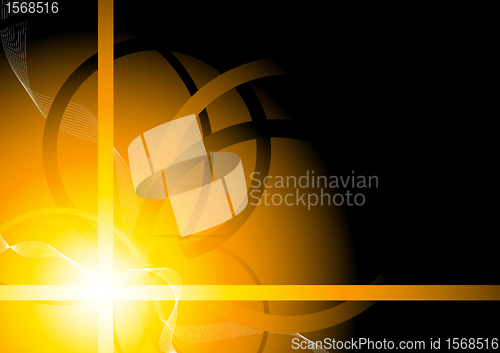 Image of Vector abstract background with circle