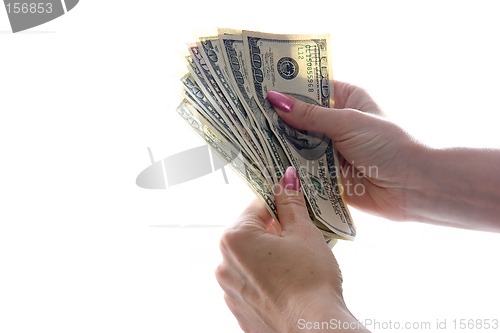 Image of Dollars in hands