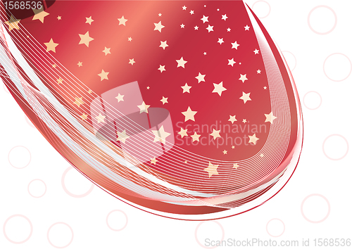 Image of Vector blue background with star