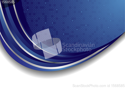 Image of Vector bright blue background