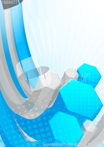 Image of Background with hexagon