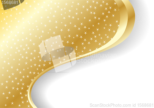 Image of vector abstract gold background