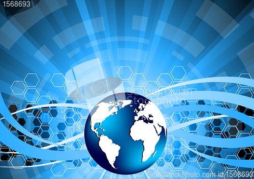 Image of Vector tech background