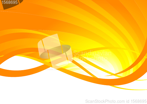 Image of Vector abstract orange background