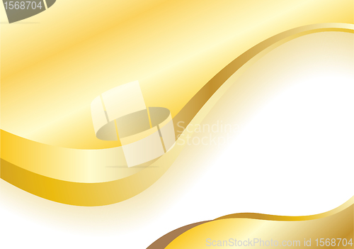 Image of vector background gold color