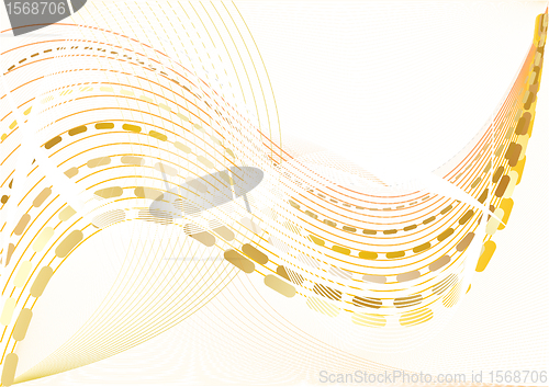 Image of Vector abstract golden background