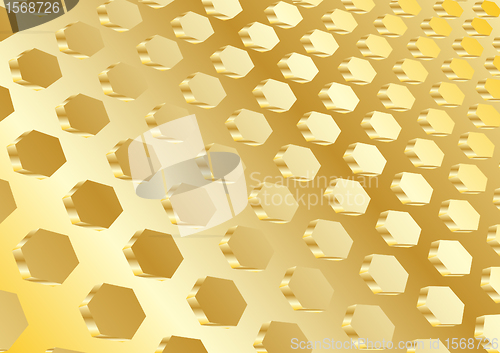 Image of Vector gold background
