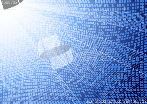 Image of Vector tech background