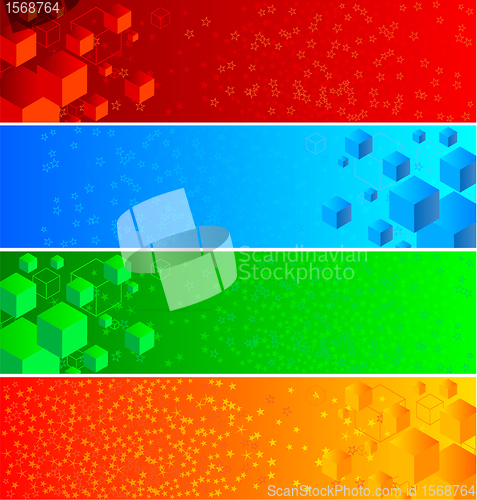 Image of Vector abstract banners