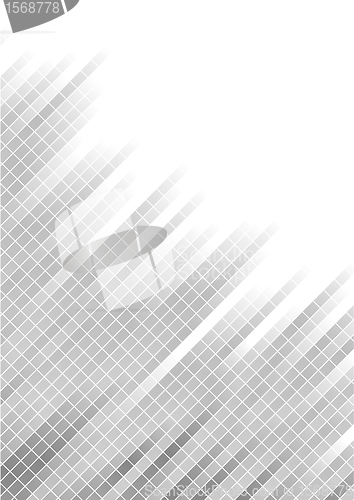 Image of Vector abstract silver background with square