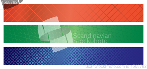 Image of Vector standart banners