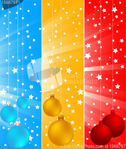 Image of Vector xmas banners