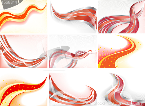 Image of Vector collection abstract background