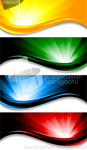 Image of Vector colorful banners