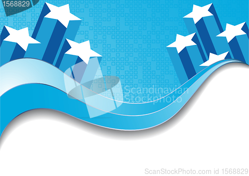 Image of Vector abstract blue background
