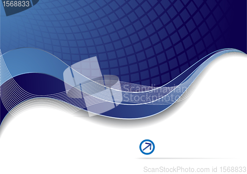 Image of Vector blue corporate template