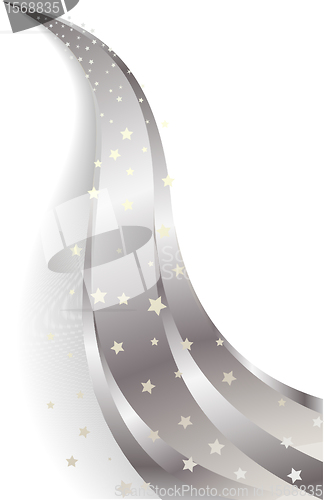 Image of Vector abstract silver background