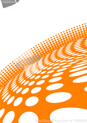 Image of Vector abstract orange background