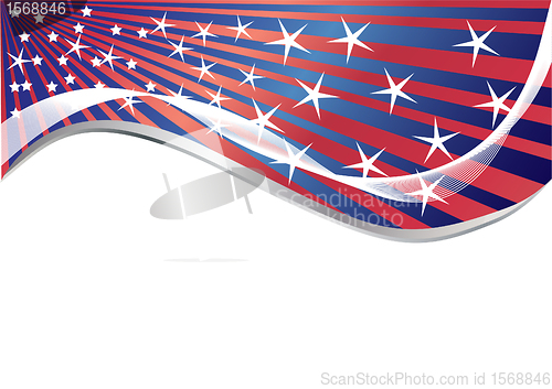 Image of Vector background with few star