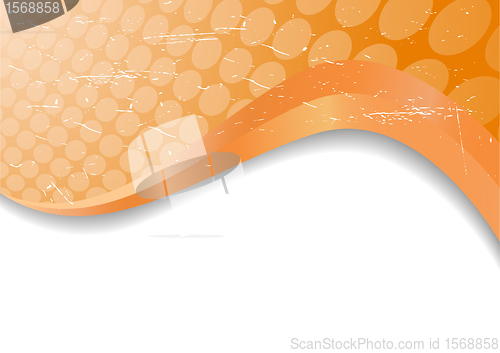 Image of Vector orange grunge background