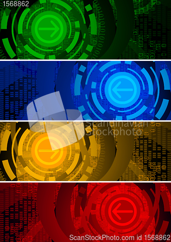 Image of Vector abstract banners