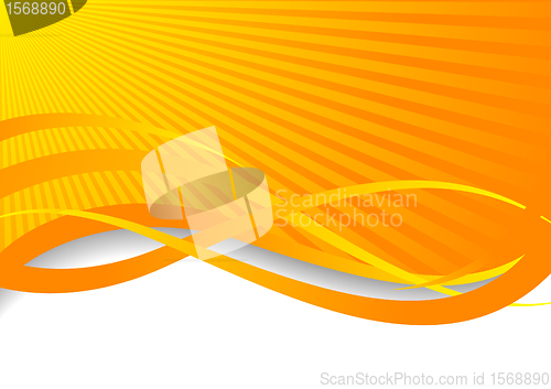 Image of Vector orange background