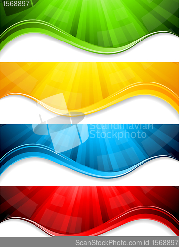 Image of Vector collection abstract banners