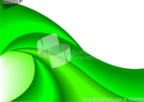Image of Vector abstract green background