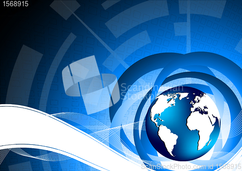 Image of Vector tech background