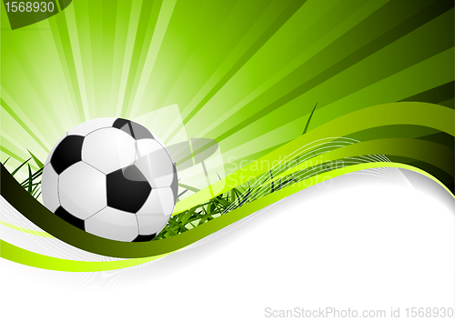 Image of Abstract soccer background