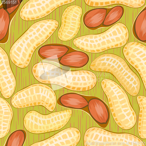 Image of peanuts seamless background