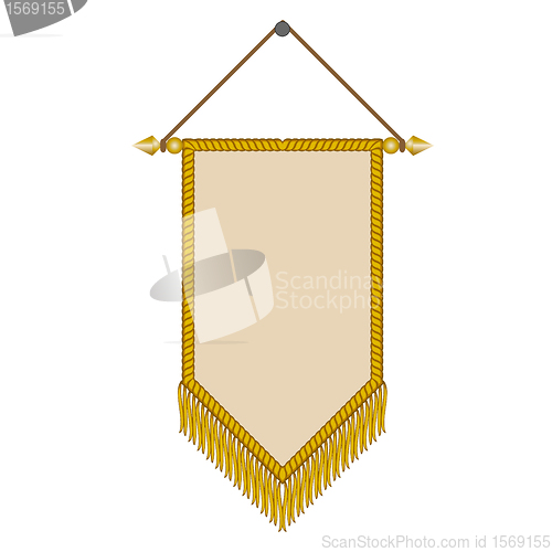 Image of vector image of a pennant