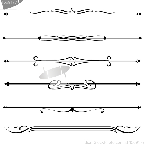 Image of decorative elements, border and page rules