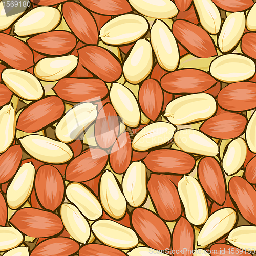 Image of peanuts seamless background