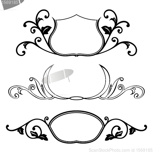 Image of Set of decorative frame