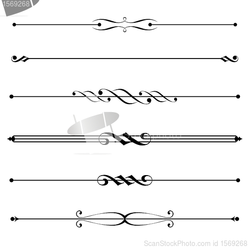 Image of decorative elements, border and page rules