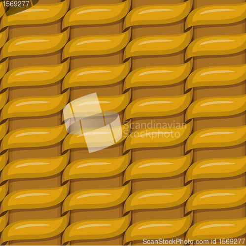 Image of Brown woven wicker for use as background