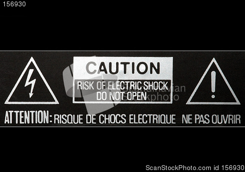 Image of Warning sign