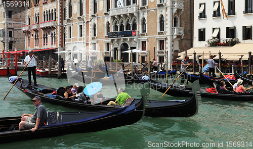 Image of Traffic jam in Venice