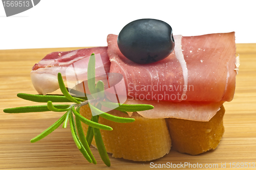 Image of ham of Spain Jamon Serrrano