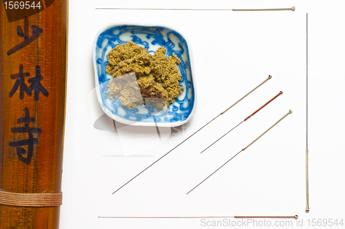 Image of acupuncture needles