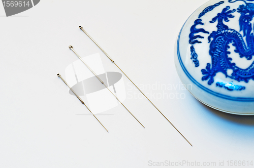 Image of acupuncture needles