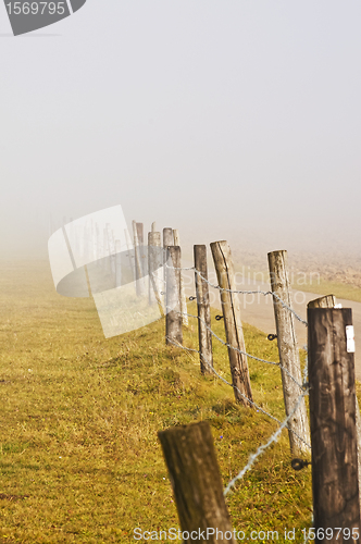 Image of descending fog in autumn