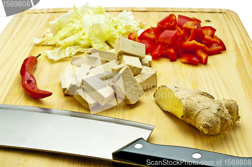 Image of Tofu with vegetables