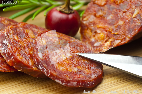 Image of chorizo sausage