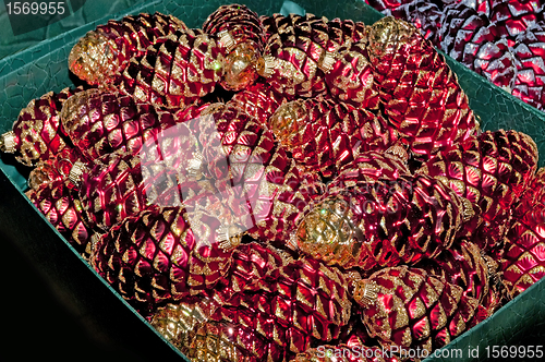 Image of Christmas fir cone ornament