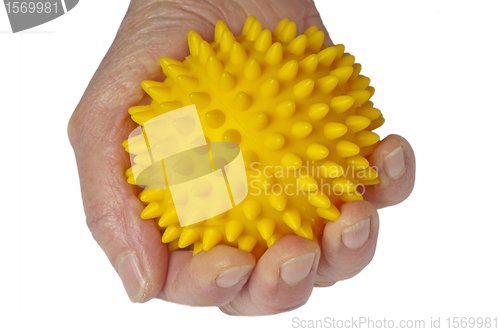Image of hand with massage ball