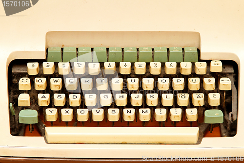 Image of Typewriter keyboard