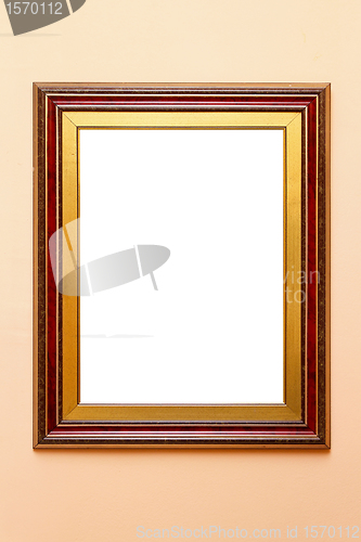 Image of Frame red gold