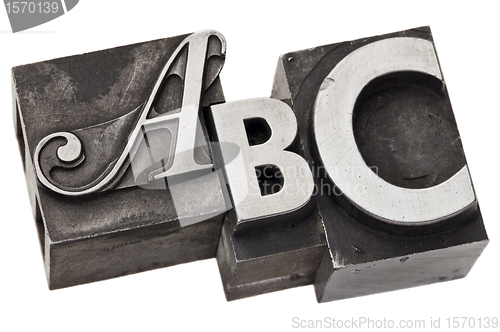 Image of abc - first three alphabet letters